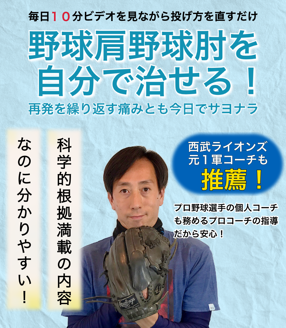 よくわかる!投球障害予防改善法-徹底解説ビデオ